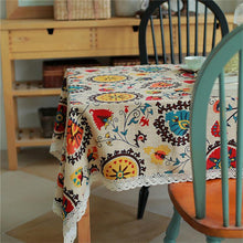 Load image into Gallery viewer, Classical Cotton Linen Tablecloths Rectangle