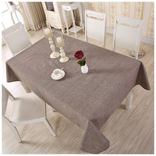 Load image into Gallery viewer, Table Cover Simple Plain Tablecloth