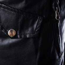 Load image into Gallery viewer, Leather Jacket Men Autumn Motorcycle