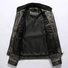 Load image into Gallery viewer, Leather Suede Jacket Men's Autumn Winter