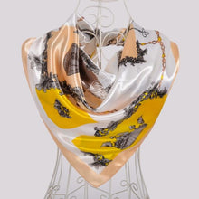 Load image into Gallery viewer, Elegent Women Large Square Silk Scarf
