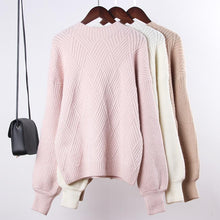 Load image into Gallery viewer, Oversized Knitted Cashmere Sweater