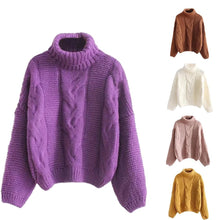 Load image into Gallery viewer, Female Pullover Batwing Sleeve Sweater