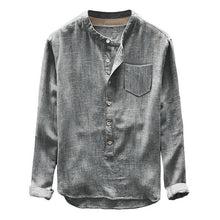 Load image into Gallery viewer, Long Sleeve Top Blouse Khaki Shirt