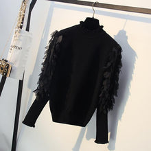 Load image into Gallery viewer, Ruffled Collar Knitted Women Sweater