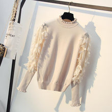Load image into Gallery viewer, Ruffled Collar Knitted Women Sweater