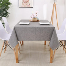 Load image into Gallery viewer, Linen Tablecloth Kitchen Table Multi Color