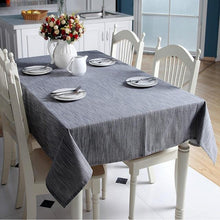 Load image into Gallery viewer, Korean Cotton Linen Tablecloth Solid