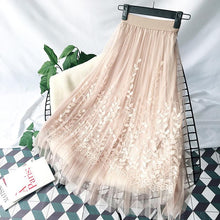 Load image into Gallery viewer, A-line Tutu Lace Mesh Skirt
