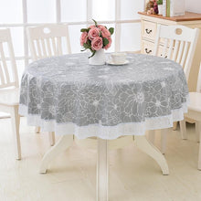 Load image into Gallery viewer, Flower Style Plastic Kitchen Tablecloth
