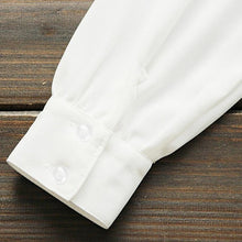 Load image into Gallery viewer, Tie White Blouses Chiffon Casual Shirt
