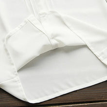 Load image into Gallery viewer, Tie White Blouses Chiffon Casual Shirt
