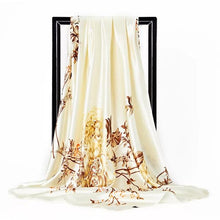 Load image into Gallery viewer, Summer Women Silk Foulard Scarves
