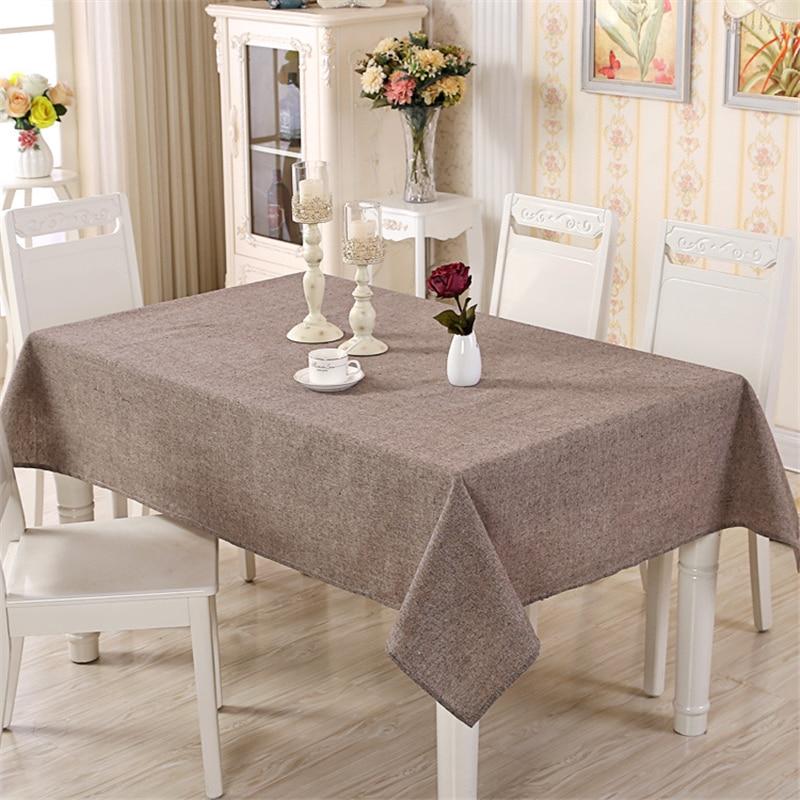 Table Cover Simple Plain Tablecloth