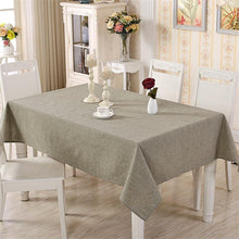 Load image into Gallery viewer, Table Cover Simple Plain Tablecloth
