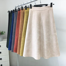 Load image into Gallery viewer, Black Green Flare Fashion Skirt
