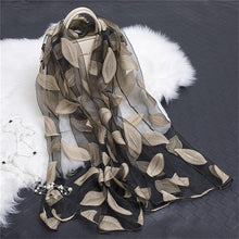 Load image into Gallery viewer, Beach Organza Gauze Lace Hollow Scarf
