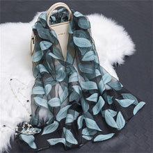 Load image into Gallery viewer, Beach Organza Gauze Lace Hollow Scarf
