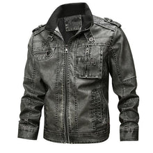 Load image into Gallery viewer, Leather Suede Jacket Men&#39;s Autumn Winter
