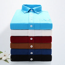 Load image into Gallery viewer, Men&#39;s Corduroy Stand Collar Shirts
