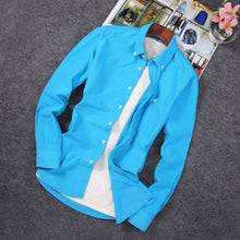 Load image into Gallery viewer, Men&#39;s Corduroy Stand Collar Shirts

