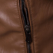 Load image into Gallery viewer, Men Leather Jacket Autumn New Motorcycle
