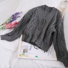 Load image into Gallery viewer, Women&#39;s Knit Cardigan Sweater
