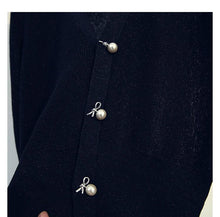 Load image into Gallery viewer, V Neck Sueter Mujer Buttons Sweater
