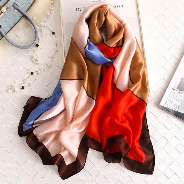 Design Print Female Foulard Hijab Scarfs