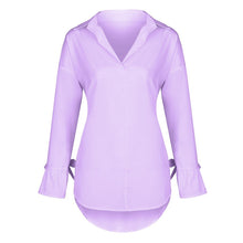 Load image into Gallery viewer, Plain Print Blouse Plus Size Shirt
