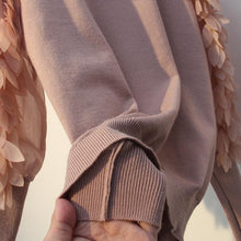 Load image into Gallery viewer, Ruffled Collar Knitted Women Sweater
