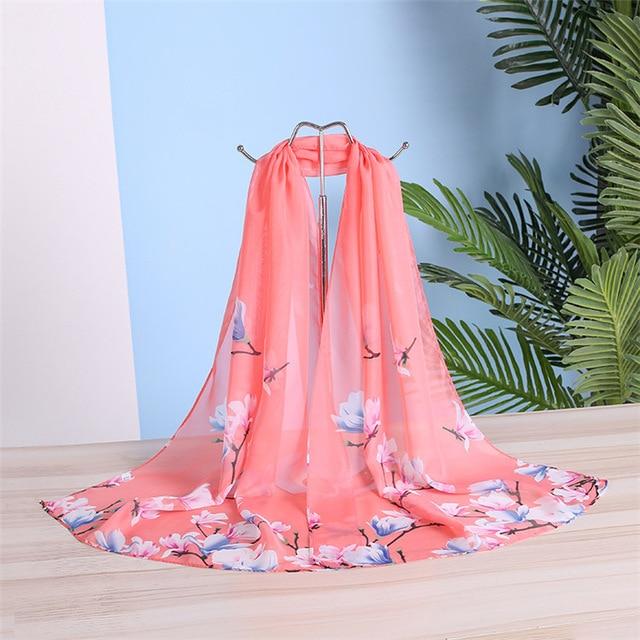 Women Spring Summer Silk Scarves