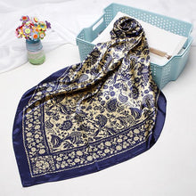 Load image into Gallery viewer, Women Print Silk Satin Hijab Scarfs
