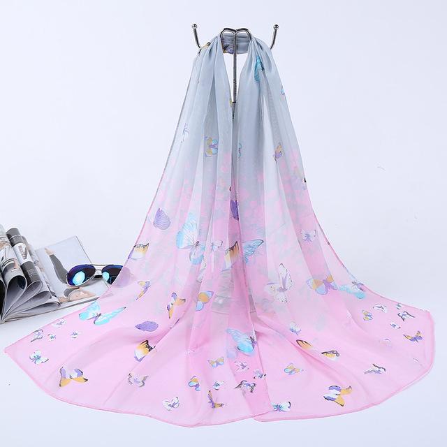 Fashion Design Butterfly Scarves