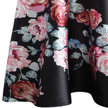 Load image into Gallery viewer, Long Flower Pleated Vintage Skirts
