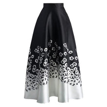 Load image into Gallery viewer, Long Flower Pleated Vintage Skirts
