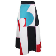 Load image into Gallery viewer, Long Flower Pleated Vintage Skirts
