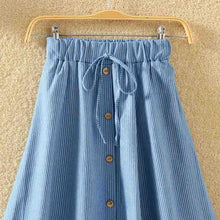 Load image into Gallery viewer, High Waist Pleated Midi Skirt
